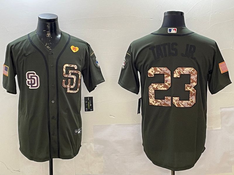 Men San Diego Padres #23 Tatis jr Green Game 2025 Nike MLB Jersey style 8